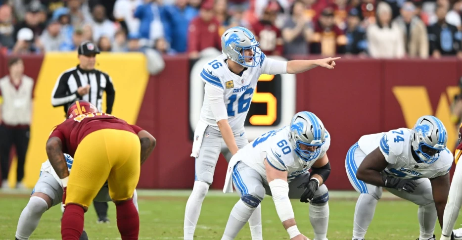 Detroit Lions vs. Washington Commanders first half live chat
