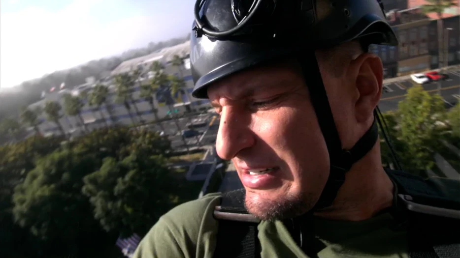 Gronk Rappels Down 5-Story Building in Wild Stunt 😱 | FOX NFL Sunday
