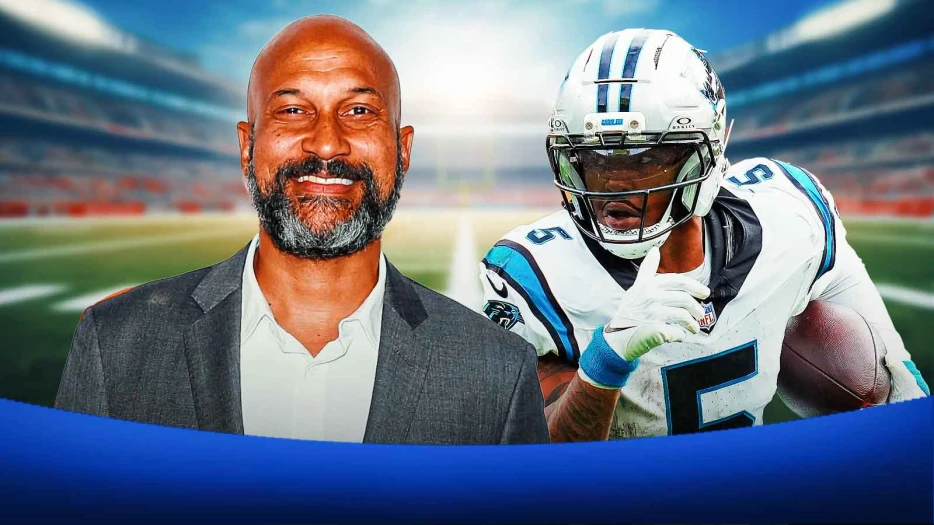 Keegan-Michael Key attends Panthers meeting following Rico Dowdle nod