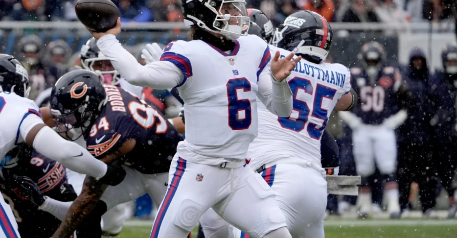 Giants’ QB Jaxson Dart may have played his best game vs. the Bears