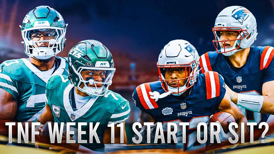 Jets-Patriots Fantasy Football Week 11 Start ‘Em, Sit ‘Em