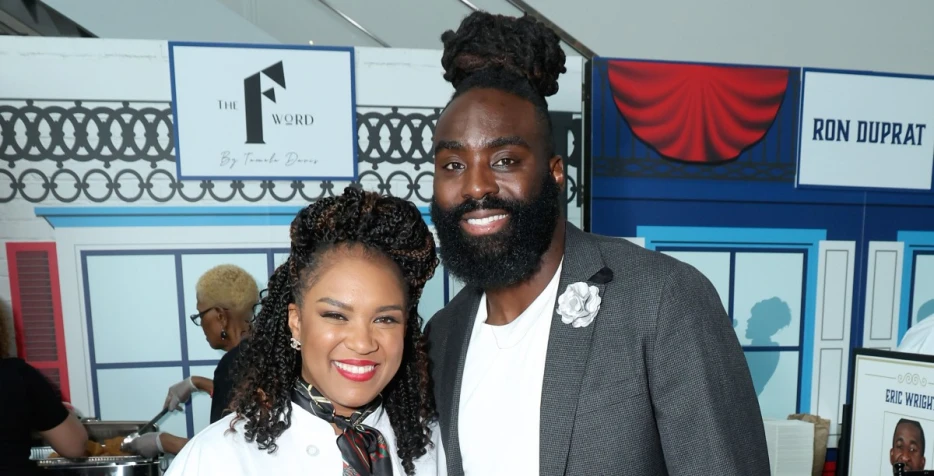 Demario and Tamela Davis, Devoted Dreamers Foundation and The F Word team up for Tailgate for a Cause Food Drive