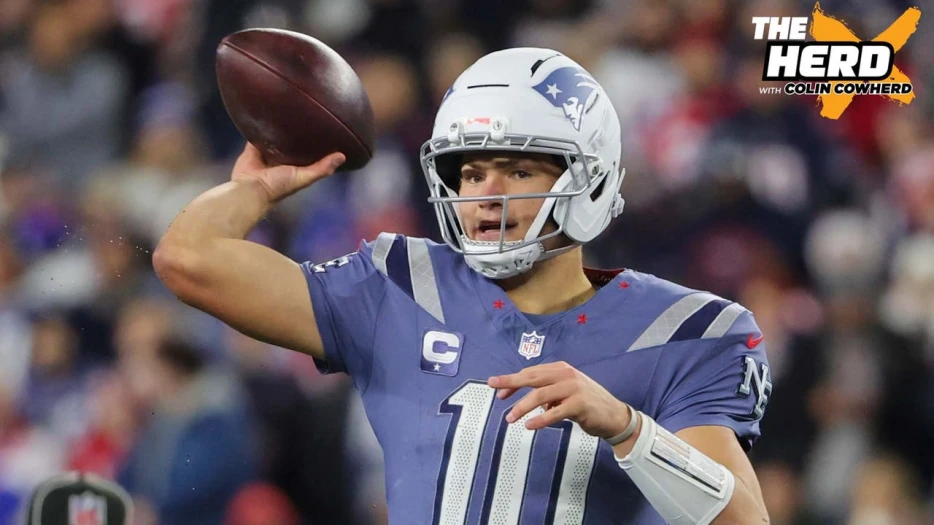 Drake Maye &amp; Patriots win 8th straight, Should he win MVP for turning around New England? | The Herd