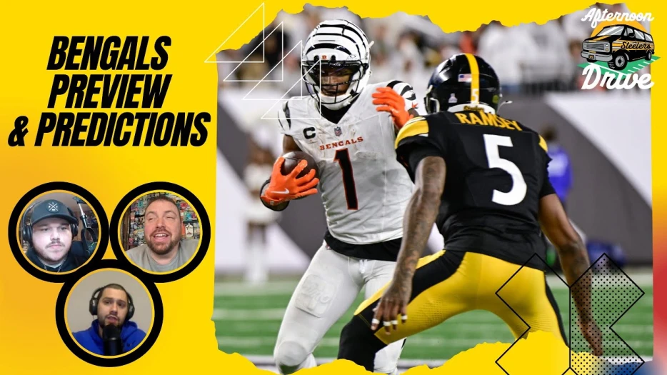 Steelers Afternoon Drive: Bengals Preview &amp; Predictions