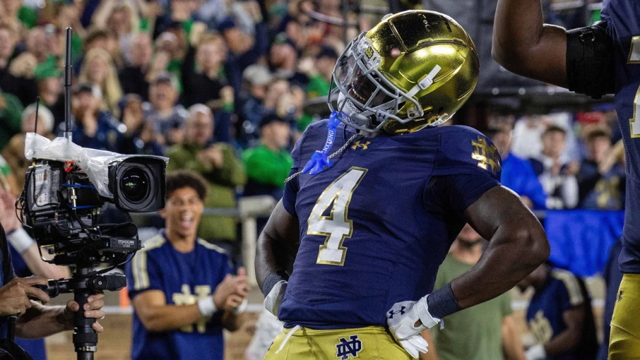Barry Sanders’ game among RB inspirations for Notre Dame’s Jeremiyah Love