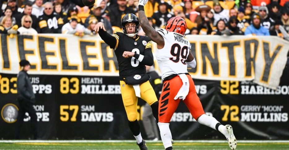 Bengals defense robbed of obvious 4th-down stop vs. Steelers