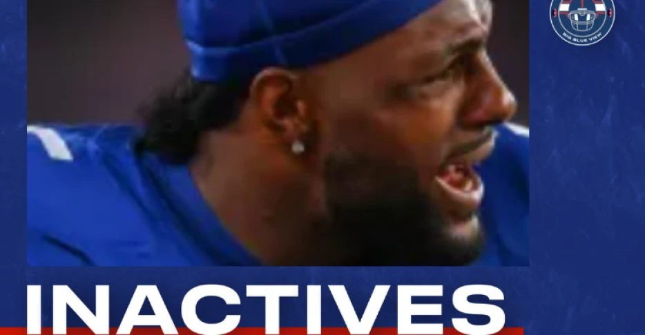 Giants-Packers inactives: New York will be down 5 starters