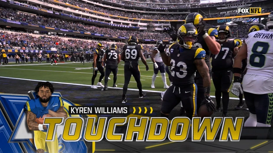 Kyren Williams punches in one-yard TD to give Rams a lead over Seahawks