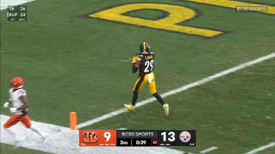 Watch: Kyle Dugger Records Pick-6 On His First Steelers INT