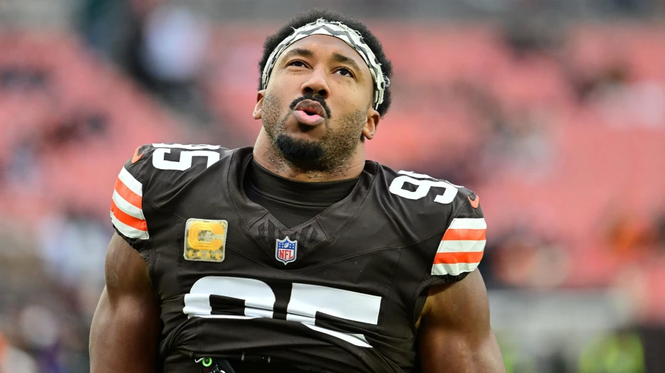 Browns’ Myles Garrett reveals message to Shedeur Sanders after loss to Ravens