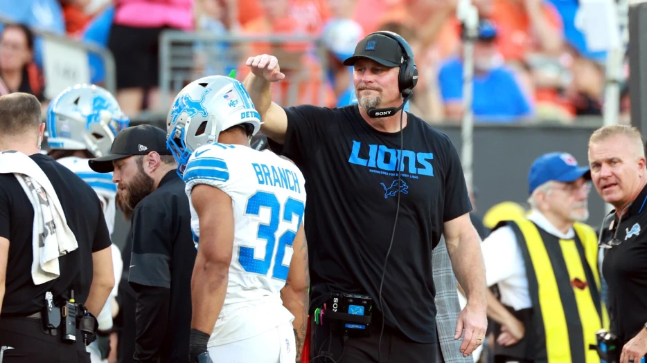 Dan Campbell: If you attack &quot;their brother&quot; Brian Branch, Lions players will respond