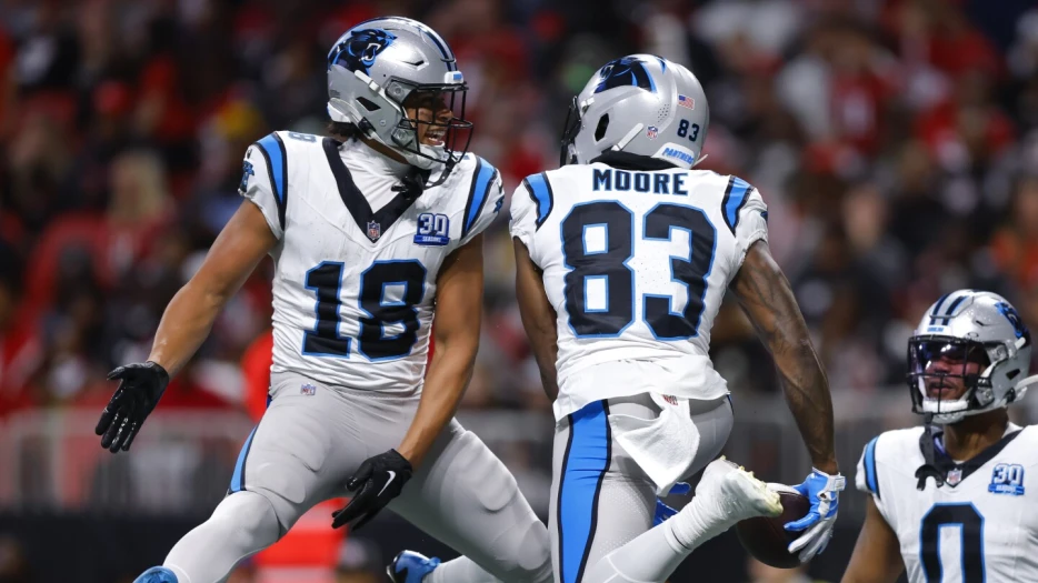 Panthers activate WR Jalen Coker, C Austin Corbett ahead of Sunday's game