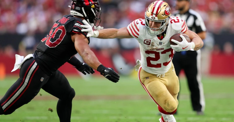 2 49ers Bounceback performances: Christian McCaffrey gets it going on the ground against Arizona