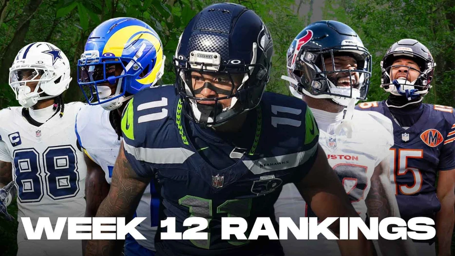 Fantasy Football Wide Receiver Rankings: Week 12