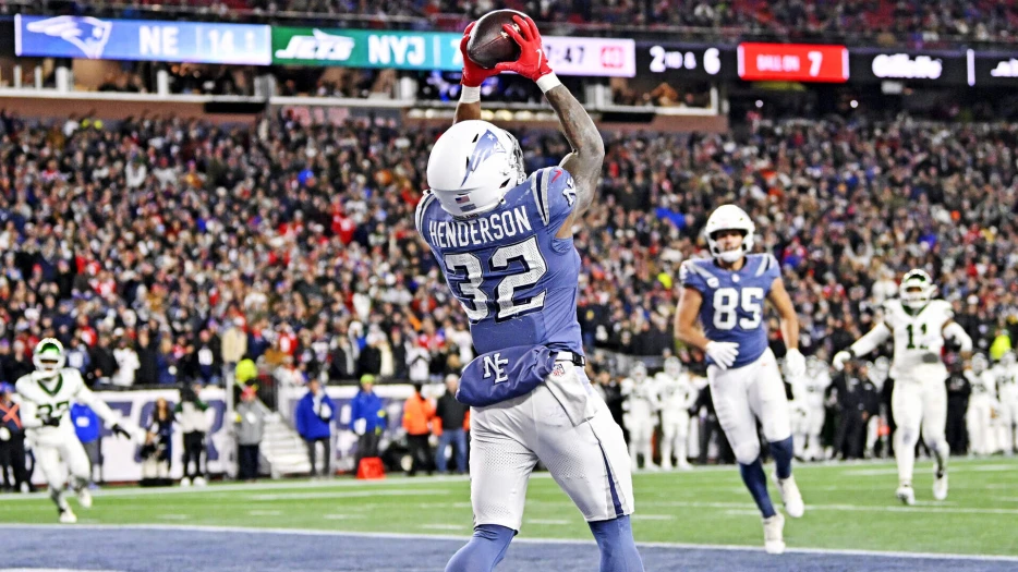 Jaylinn Hawkins’ Message Before TreVeyon Henderson’s Third TD Vs. Jets