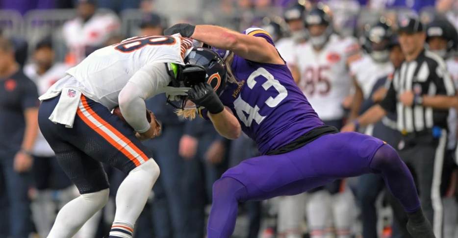 Caleb Williams, Bears OL analysis: Sacks allowed vs. Vikings, NFL Week 11