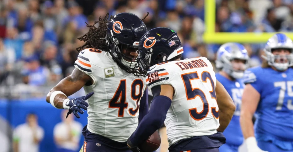 Bears will be without top 3 LBs vs. Steelers