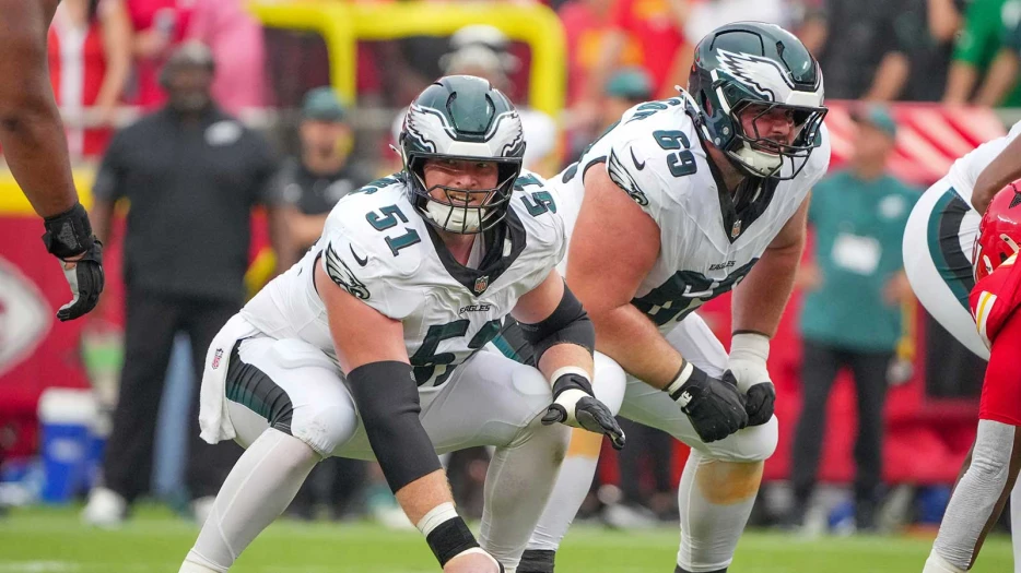 Eagles center Cam Jurgens’ practice status brings sigh of relief after concussion scare