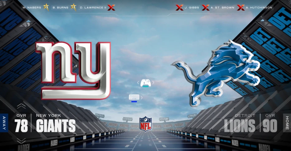 WATCH: Lions vs. Giants preview, Madden 26 simulation