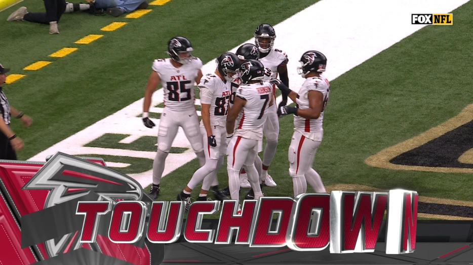 Falcons' Kirk Cousins throws 9-yard TD pass to David Sills V, extending lead over Saints | NFL Highlights