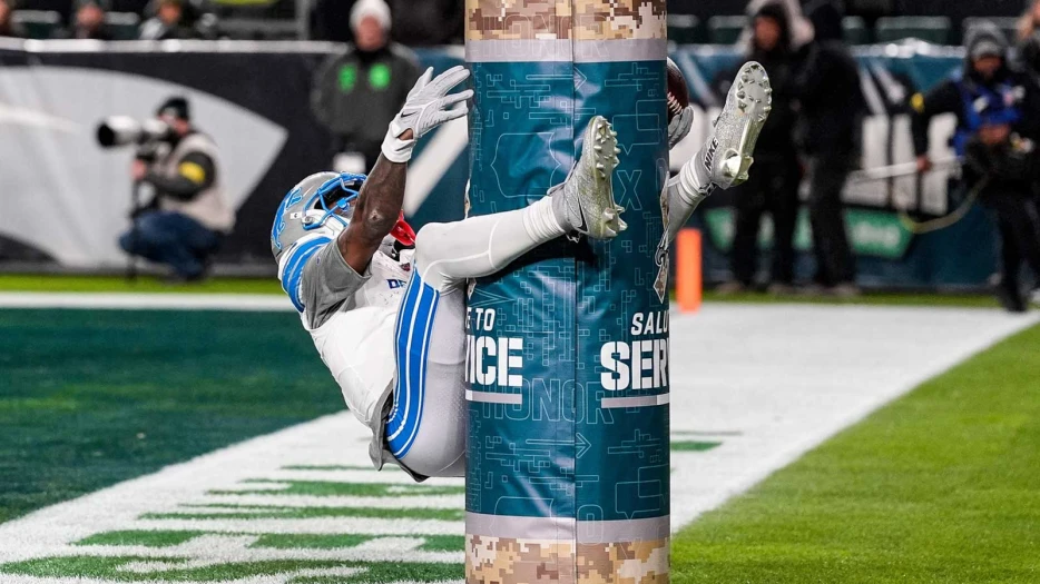 Jameson Williams fined $14,491 for goalpost slide