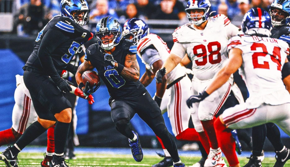 Lions' Dan Campbell Praises 'Difference Maker' Jahmyr Gibbs After Week 12 Heroics