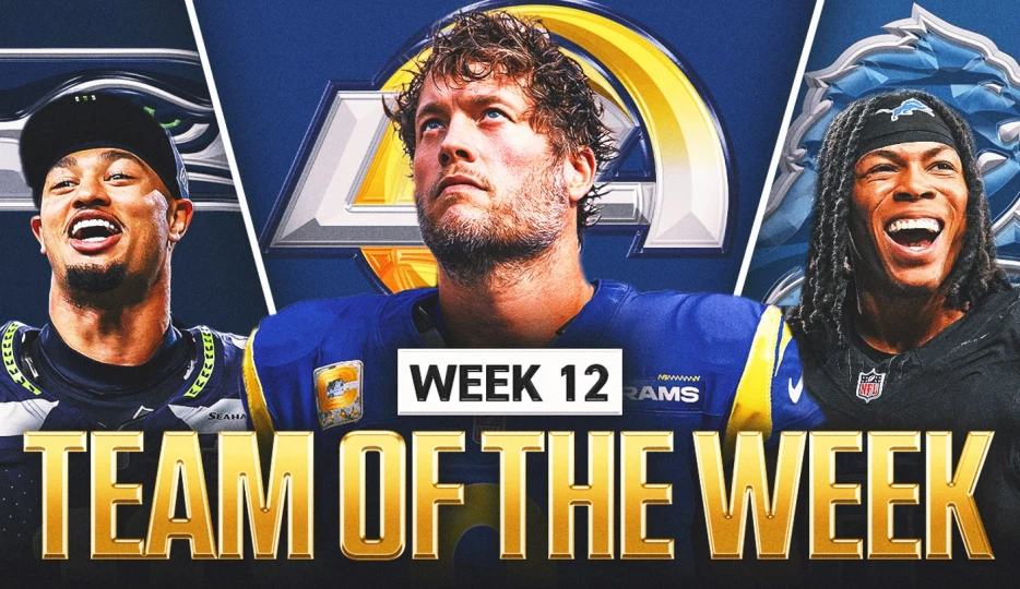 NFL Week 12 Team of the Week: Jahmyr Gibbs, Jaxon Smith-Njigba Headline Squad