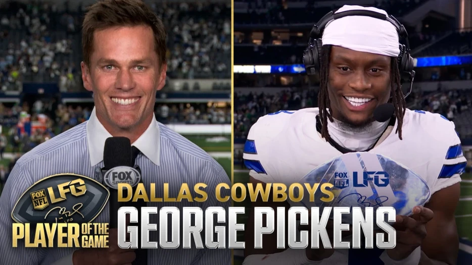 Tom Brady's LFG Player of the Game: Cowboys WR George Pickens 🏆 Week 12 DIGITAL EXCLUSIVE