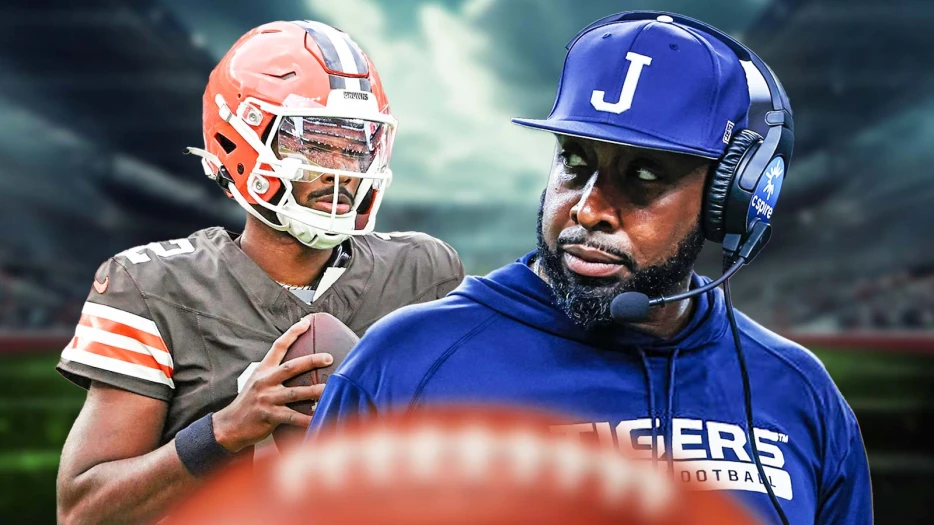 Jackson State head coach T.C. Taylor reacts to Shedeur Sanders’ Browns debut