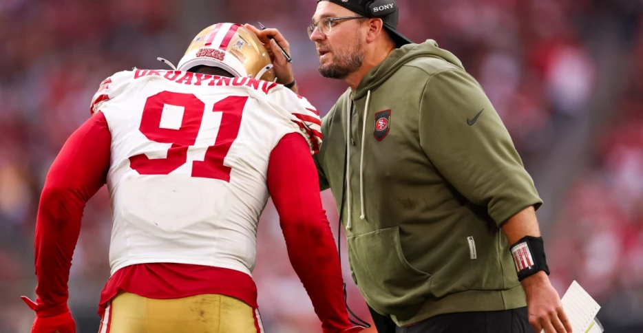 The 49ers lost another player due to a high-ankle sprain; Yetur Gross-Matos has a ‘chance’ after the bye