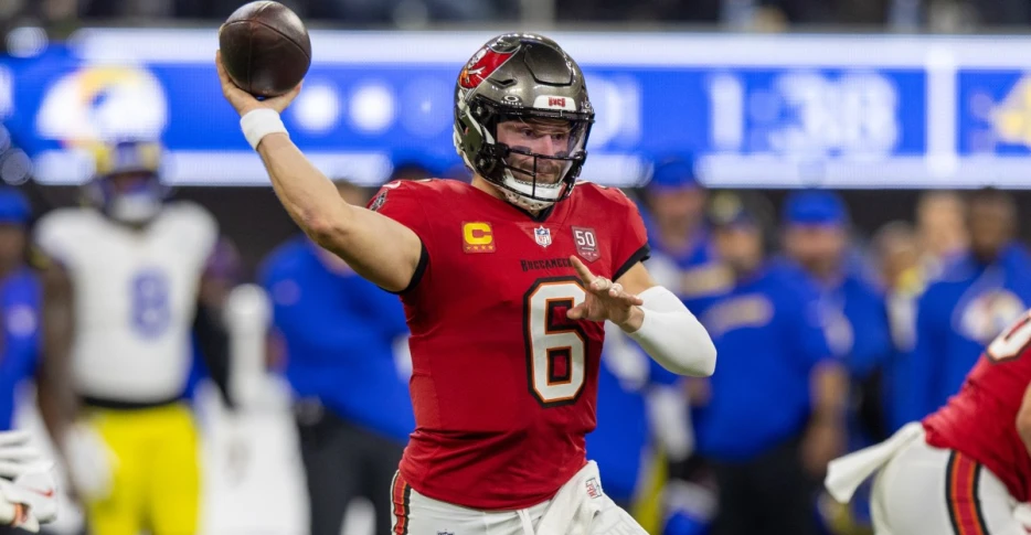 Will Bucs QB Baker Mayfield play against the Cardinals on Sunday?