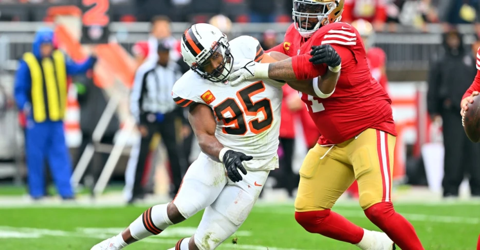3 matchups to watch on Sunday for 49ers/Browns: Myles Garrett against Trent Williams is must see TV