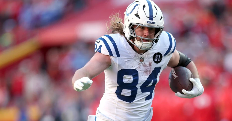 Colts rookie tight end Tyler Warren added to injury report