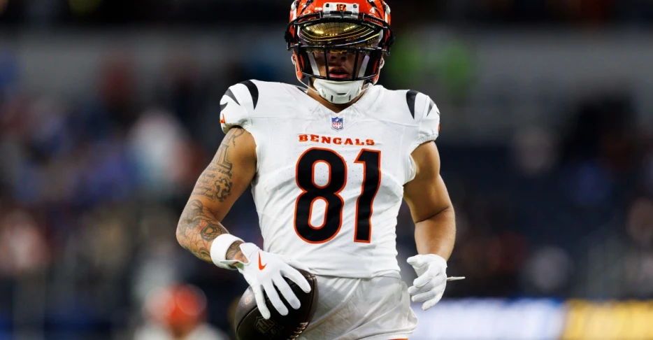 Jermaine Burton is week-to-week with an ankle injury, per Zac Taylor