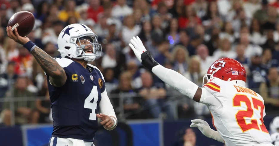 Chiefs’ failure to pressure Dak Prescott was big factor in Cowboys loss