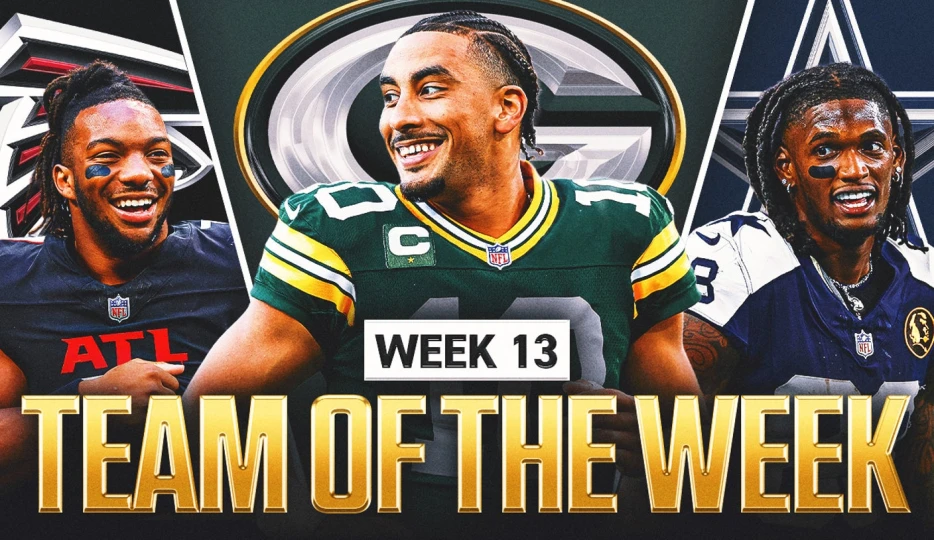 NFL Week 13 Team of the Week: Jordan Love, Bijan Robinson Headline Top Performers