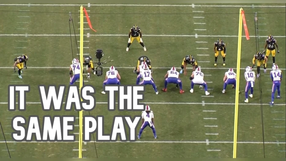 Watch: Buffalo Ran The Same Play 26 Times. Pittsburgh Couldn’t Stop It