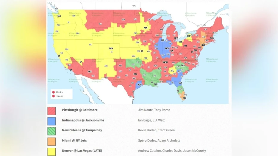 Steelers-Ravens Broadcast To Receive TV Coverage In Most Major Markets