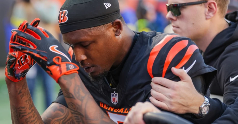 Tee Higgins to practice on Wednesday and is making good progress