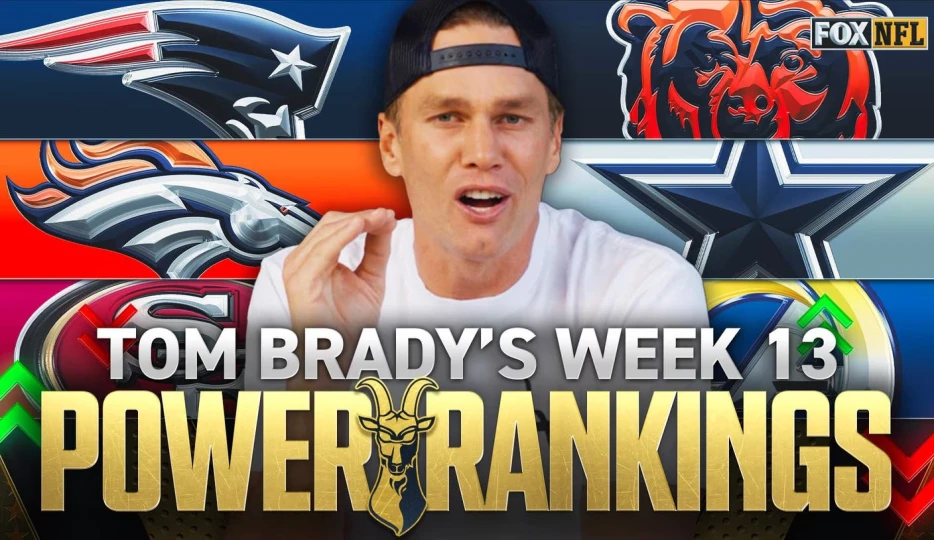 Tom Brady's NFL Power Rankings: Cowboys Make First Appearance; Rams Fall From No. 1