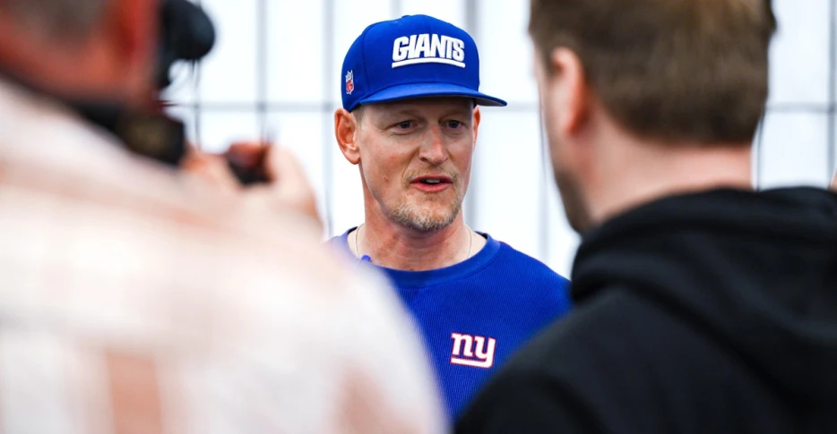 NY Giants’ defensive coordinator Charlie Bullen shows aggression, creativity