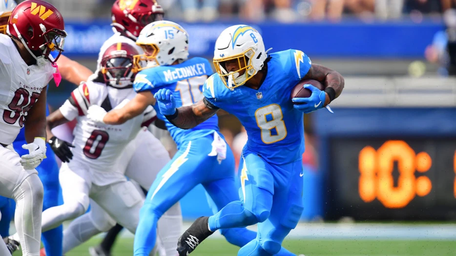 Chargers RB Omarion Hampton activated from IR, will play vs. Eagles
