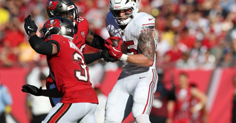 Jersey worn by Cardinals’ Trey McBride now at Pro Football Hall of Fame