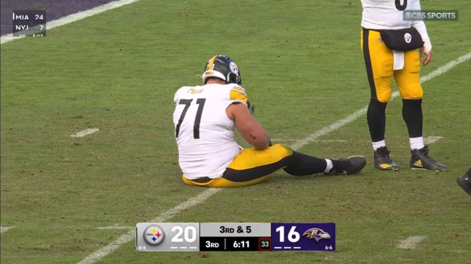 Andrus Peat Injured Against Ravens (Update)