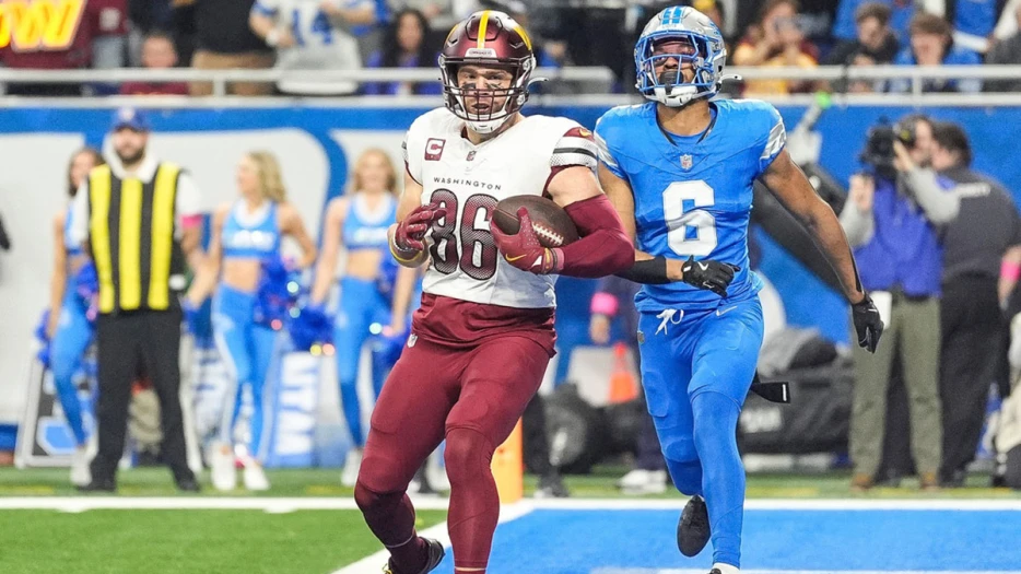 Commanders’ Zach Ertz carted to locker room in tears during Vikings game