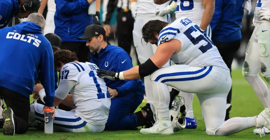 Colts drop 11th straight road game to Jaguars as Daniel Jones suffers significant Achilles injury