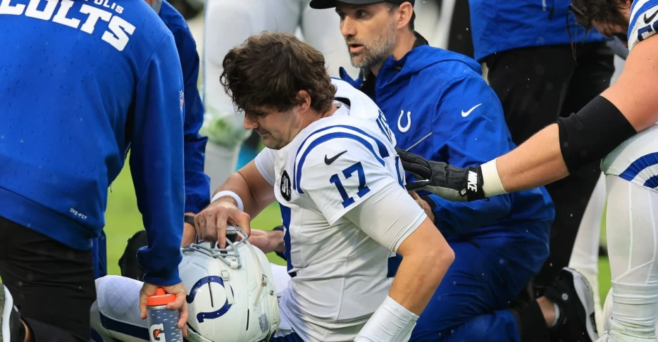 Colts quarterback Daniel Jones tears Achilles right before Seahawks game