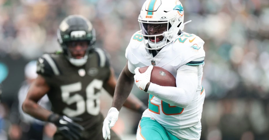No rib fracture for Dolphins running back De’Von Achane