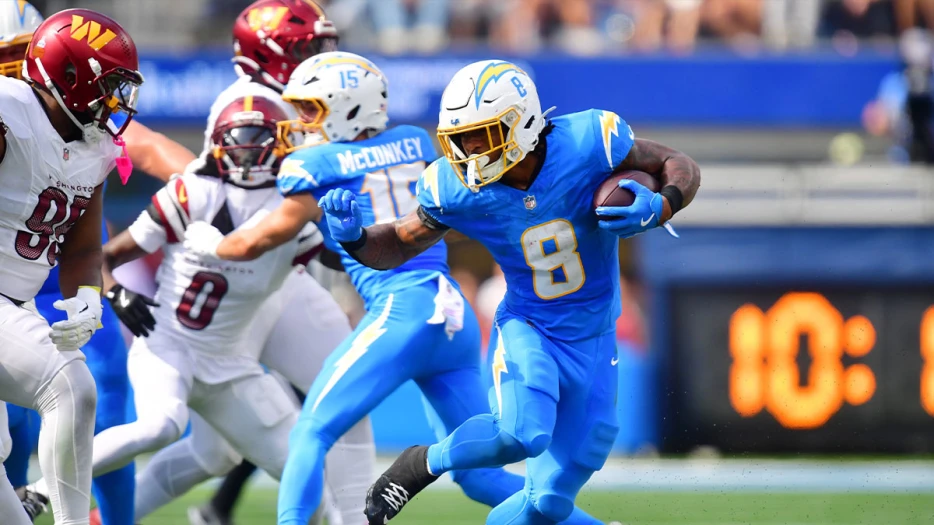 Omarion Hampton officially activated for Chargers-Eagles MNF clash