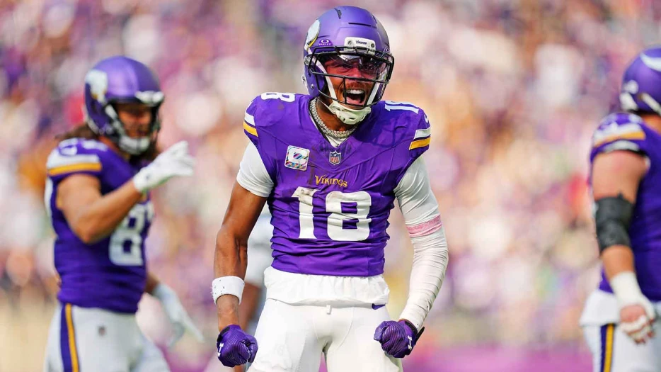 Vikings’ Justin Jefferson reacts to another quiet game, but this time in a win